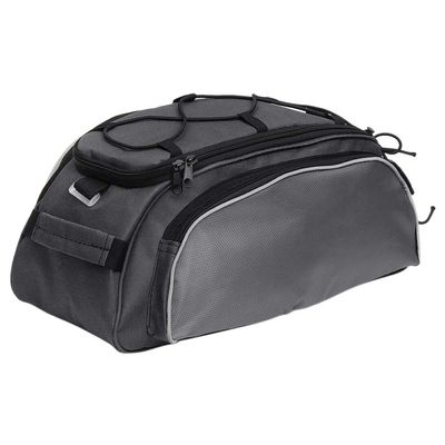 BARMI 13L Bike Bicycle Cycling Rear Rack Bag Handbag Storage Pouch Luggage Pannier,Perfect Bike Accessories Black