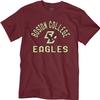 Blue 84 Men's Boston College Eagles T Shirt Line Up Team Color, Boston College Eagles Maroon, Large view 3