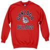 Blue 84 Men's Gonzaga Bulldogs Crewneck Sweatshirt Line Up Secondary Color, Gonzaga Bulldogs Red, Large view 2