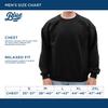 Blue 84 Men's Gonzaga Bulldogs Crewneck Sweatshirt Line Up Secondary Color, Gonzaga Bulldogs Red, Large view 4