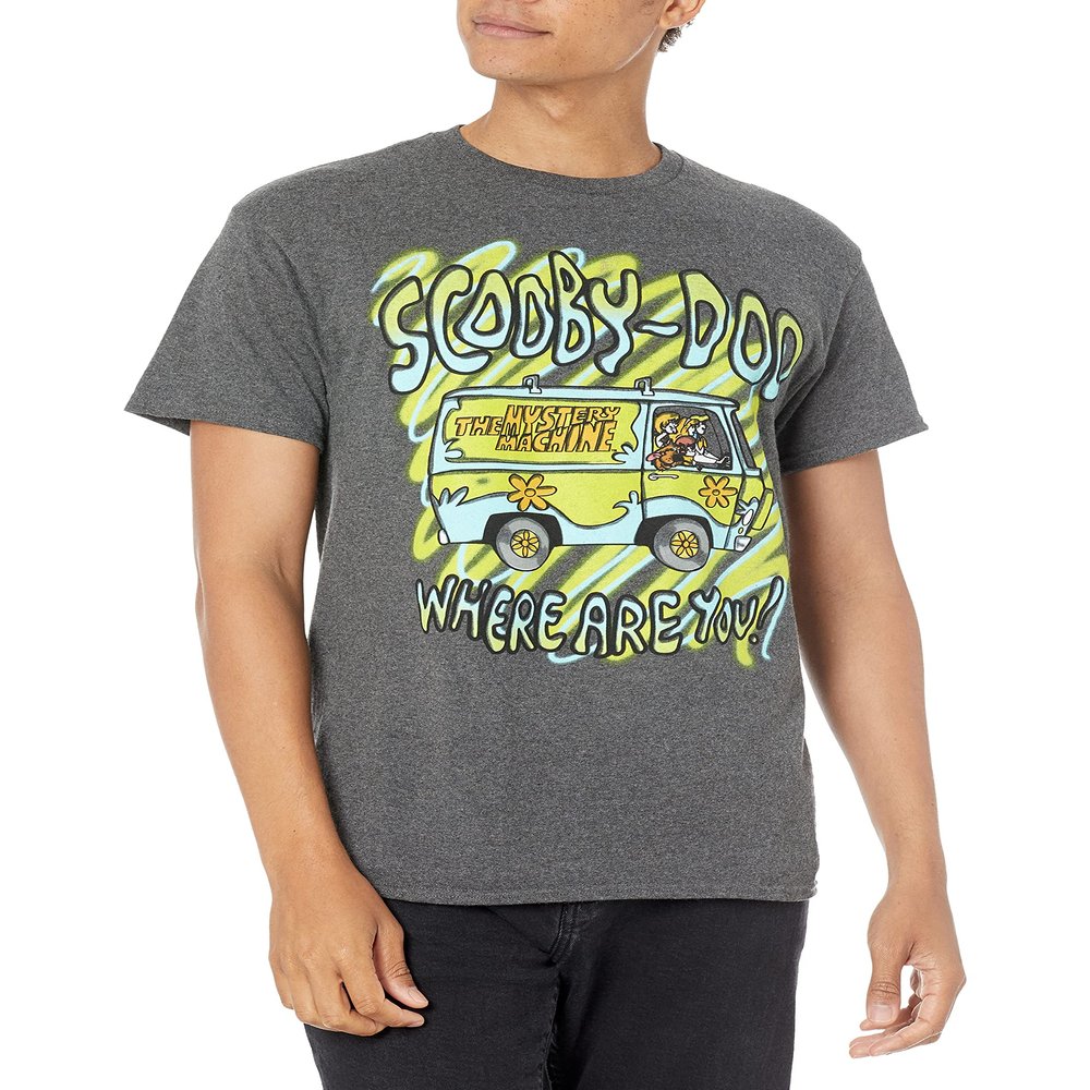Scooby Doo Mystery Machine Van Mens T-Shirt