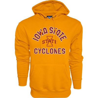 Blue 84 Men's Iowa State Cyclones Hoodie Line Up Secondary Color, Iowa State Cyclones Gold, Medium