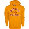 Blue 84 Men's Iowa State Cyclones Hoodie Line Up Secondary Color, Iowa State Cyclones Gold, Medium view 1