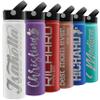 Custom Water Bottle w/ Straw Lid & Handle - 3 sizes, 12 designs & 9 color - Personalized Double-Wall Vacuum-Insulated Sports Water Bottle w Name & Text, Laser Engraved Water Bottle - 24 OZ, White view 1