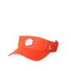 NCAA Clemson Tigers Mens Adjustable Visor Drill, Clemson Tigers Orange, Adjustable view 1