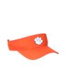 NCAA Clemson Tigers Mens Adjustable Visor Drill, Clemson Tigers Orange, Adjustable view 4