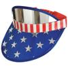 amscan Patriotic Visor | Red/White/Blue | 4.75" x 9.5" x 10.25" | 1 Pc view 1