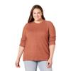 Amazon Essentials Women's Regular-Fit Soft Touch Long-Sleeve Crewneck Sweater, Caramel, XX-Large view 1