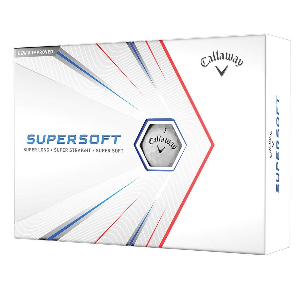 Callaway 2021 Supersoft Dozen Golf Balls White