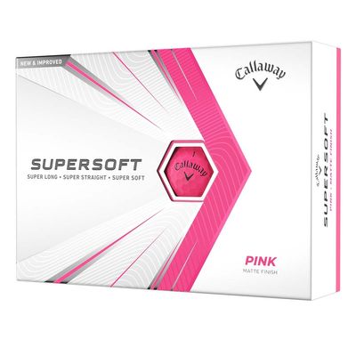 Callaway Golf Supersoft Golf Balls (2021 Version, Pink)
