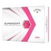 Callaway Golf Supersoft Golf Balls (2021 Version, Pink) view 1