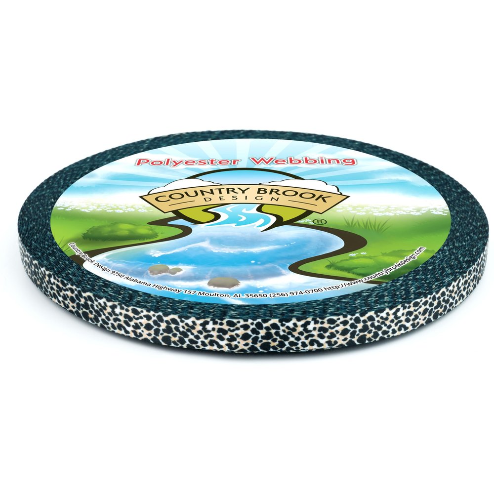 Country Brook Design - Cheetah Photo Quality Polyester (1/2 Inch, 50 Yards)