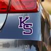 Collegiate NCAA Car Decal Made from Premium Weatherproof Vinyl (Kansas State KS) view 3
