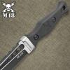 M48 Highland Sgian with Sheath | 5 1/4" Black Oxide-Coated Cast Stainless Steel Blade | Three Through-Holes | Contoured Black TPR Handle | Molded Vortec Sheath with Nylon Strap | 9 1/2" Overall view 4