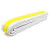 AAMA Martial Arts Belt White Belt with Mixed Color Stripe for Martial Arts - Taekwondo Karate Judo - White w/Yellow Stripe - Size 6 view 1