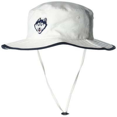 Zephyr Men's Bucket Hat Pontoon Trim, White, Large