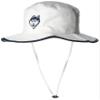 Zephyr Men's Bucket Hat Pontoon Trim, White, Large view 1