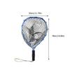 FAVOMOTO 1pc Aluminum Alloy Fishing Net Rubber Coating Fishing Accessory for Boating Non-damaging Mesh for Catch Release view 2