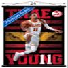 Trends International NBA Atlanta Hawks - Trae Young 20 Wall Poster, 22.37" x 34.00", Premium Print and Black Hanger Bundle view 3