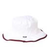 Zephyr Men's Bucket Hat Pontoon Trim, White, Large view 2