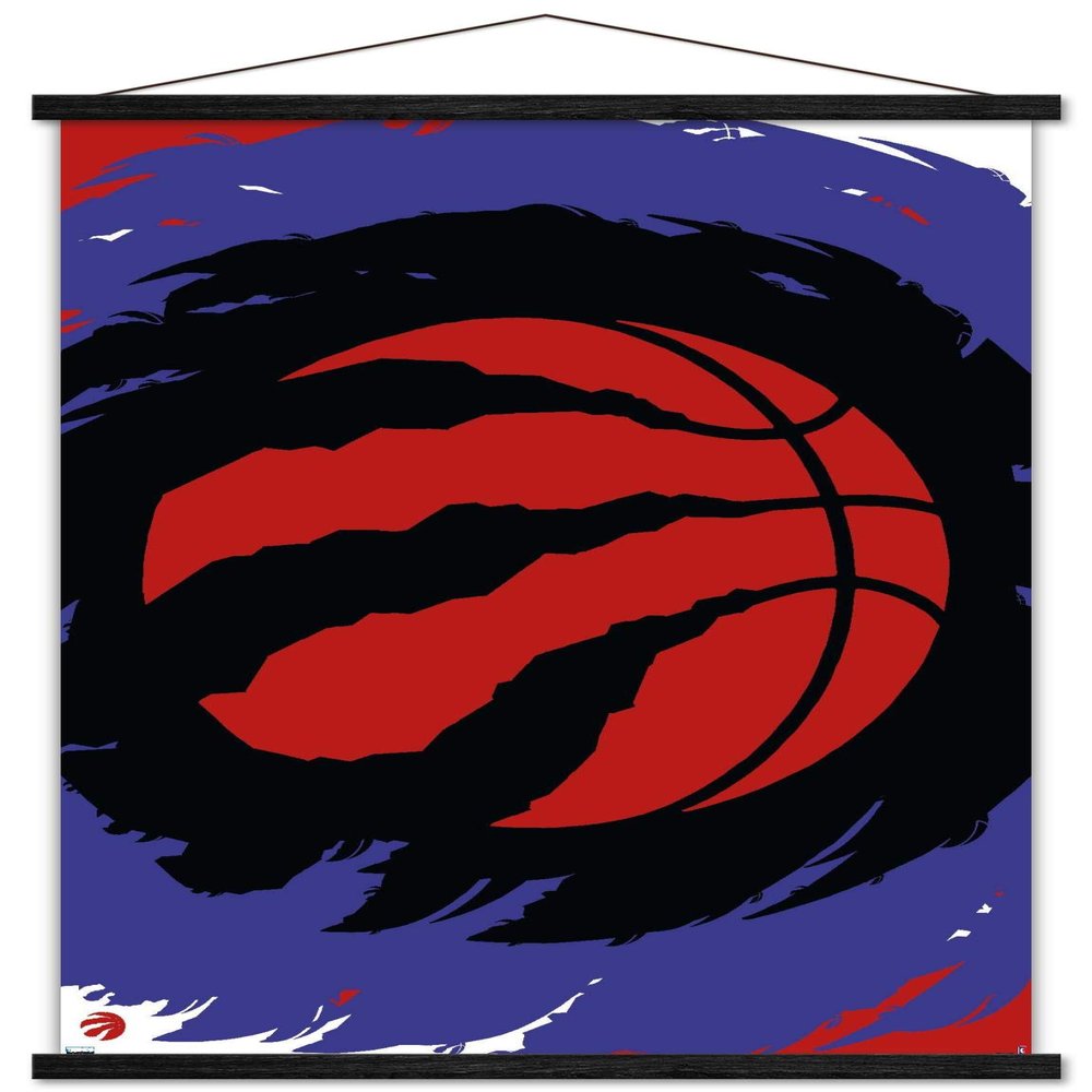 Trends International NBA Toronto Raptors - Logo 20 Wall Poster, 22.37" x 34.00", Premium Print and Black Hanger Bundle