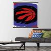 Trends International NBA Toronto Raptors - Logo 20 Wall Poster, 22.37" x 34.00", Premium Print and Black Hanger Bundle view 2