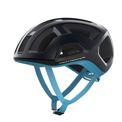 POC Ventral Lite Helmet Uranium Black/Basalt Blue Matte, S