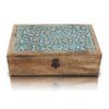 Great Birthday Gift Ideas Handmade Decorative Wooden Jewelry Box With Lock & Key Jewelry Organizer Keepsake Box Treasure Chest Trinket Holder Watch Box Storage Lock Box Housewarming Gifts view 1