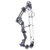 ZSHJGJR Archery Compound Bow and Arrow Set Beginners Youth Compound Bow Kit 15-45lbs Draw Weight 18"-29" Draw Length Adjustable for Hunting Target Practice Right Hand (Only Bow Black) view 2