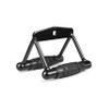 CAP Black Double D Handle with Rubber Grips  Cable Row Attachment for LAT Pulldown & Home Gym Machines view 1