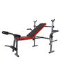 HayWHNKN Adjustable Weight Fitness Bench Press Set with Leg Developer for Home Gym Weightlifting and Strength Training view 1
