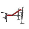 HayWHNKN Adjustable Weight Fitness Bench Press Set with Leg Developer for Home Gym Weightlifting and Strength Training view 3