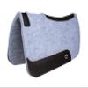 CHALLENGER Horse Saddle PAD Western Contoured Wool Felt Moisture Wicking Grey 39RT06GR view 1