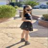ShadyVEU Trendy Heart Shaped Love Colorful Baby Girl Toddler Ages 2-6 Yrs. Oversize Kids Sunglasses (2-Pack Black Frame/Black Lens) view 3