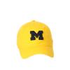 NCAA Michigan Wolverines Mens Adjustable Scholarship Hat Secondary Color, Michigan Wolverines Gold, Adjustable view 2