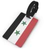 Syrian Flag PVC Luggage Tag Suitcase Tag Id Tag and Back Privacy Protection view 1