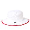 Zephyr Men's Bucket Hat Pontoon Trim, White, Large view 2