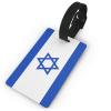 American Flag and Israeli Flag PVC Luggage Tag Suitcase Tag Id Tag and Back Privacy Protection view 1