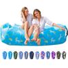 AlphaBeing Inflatable Lounger Beach Chair Accessories, Air Sofa Hammock Inflatable Couch for Camping Backyard Lakeside with Compression Sacks, Ideal Outdoor Gifts for Adults view 1