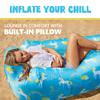 AlphaBeing Inflatable Lounger Beach Chair Accessories, Air Sofa Hammock Inflatable Couch for Camping Backyard Lakeside with Compression Sacks, Ideal Outdoor Gifts for Adults view 4