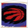Trends International NBA Toronto Raptors - Logo 20 Wall Poster, 22.37" x 34.00", Premium Print and Beechwood Hanger Bundle view 1