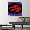 Trends International NBA Toronto Raptors - Logo 20 Wall Poster, 22.37" x 34.00", Premium Print and Beechwood Hanger Bundle view 2