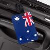 Australian Flag PVC Luggage Tag Suitcase Tag Id Tag and Back Privacy Protection view 3