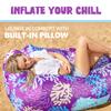 AlphaBeing Inflatable Lounger Beach Chair Accessories, Air Sofa Hammock Inflatable Couch for Camping Backyard Lakeside with Compression Sacks, Ideal Outdoor Gifts for Adults view 4