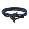 Youngy Viking Bracelet, Summer Handmade Whale Tail Viking Rope Bracelet Beach Surfing Wristband Jewelry - Wine Red view 2