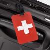 Swiss Flag PVC Luggage Tag Suitcase Tag Id Tag and Back Privacy Protection view 3