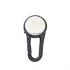 ZOVEDAIUG Clip On Carabiner Watch Backpack Clip Quartz Watches Fob Belt Waterproof Pocket Watch for Outdoor Sports (Black) view 2