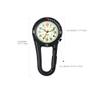 ZOVEDAIUG Clip On Carabiner Watch Backpack Clip Quartz Watches Fob Belt Waterproof Pocket Watch for Outdoor Sports (Black) view 3