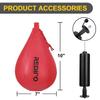 Redipo Boxing Speed Bag - PU Leather Speed Punching Ball - Heavy Duty Hanging Swivel Ball for Gym & MMA Muay Thai Sports Fitness - Punching Dodge Striking Speed Reflex Ball view 3