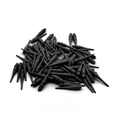 CUESOUL Touch-Point Soft Tips Dart Point 2BA Standard Screw Thread,Soft Tip Point Black Durable Use
